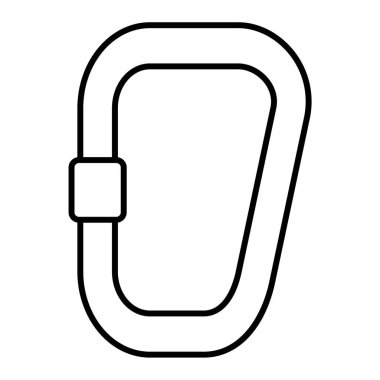 Modern siyah simgenin vektör illüstrasyonu