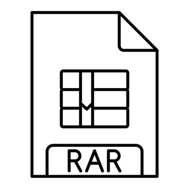 dosya biçimi simgesi, vektör illüstrasyonu