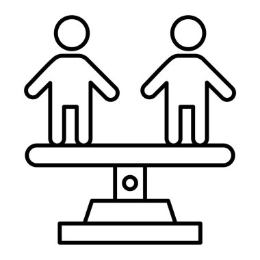 İnsanların ve insan ikonunun vektör çizimi. Web için iş ve teknoloji hisse senedi sembolü.