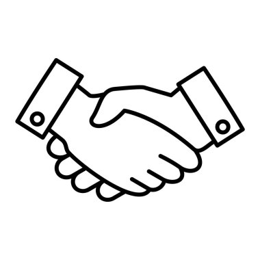 Tokalaşma ikonu. El çizimi vektör çizimi. beyaz arkaplanda izole