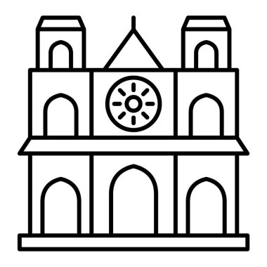 Yapı simgesinin vektör illüstrasyonu