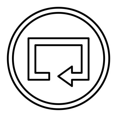 ok simgesinin vektör illüstrasyonu