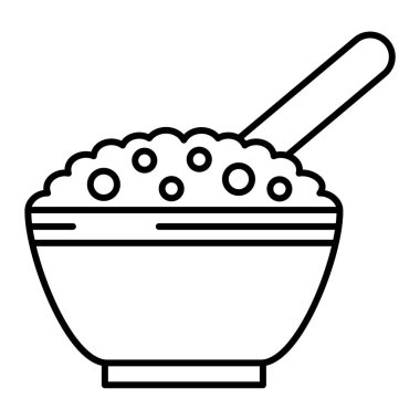 bowl with food vector illustration design