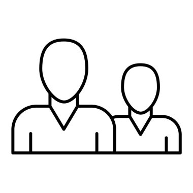 insanlar simge vektör illüstrasyonu