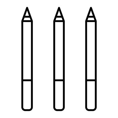 Kalem simgesi vektör illüstrasyonu