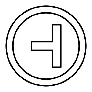 Modern yol simgesinin vektör illüstrasyonu 