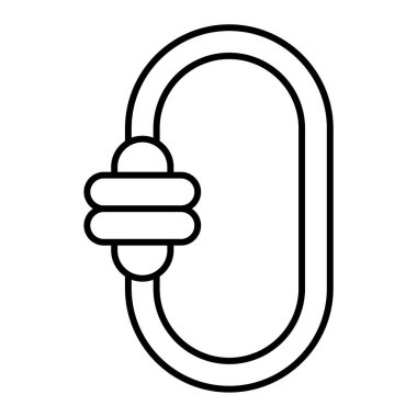 Bir ip simgesinin vektör illüstrasyonu