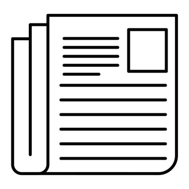 Belge. Web simgesi basit illüstrasyon