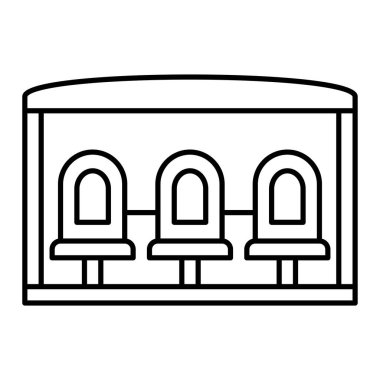 Modern b 'nin vektör illüstrasyonu eksik simgesi