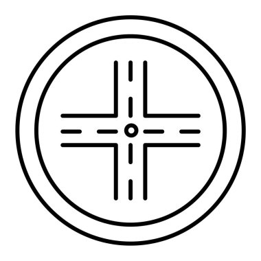 Moda biçimi izole edilmiş arkaplanda hedef simge