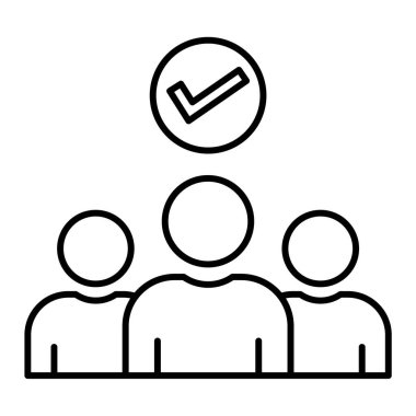 İş ve finans simgesinin vektör illüstrasyonu