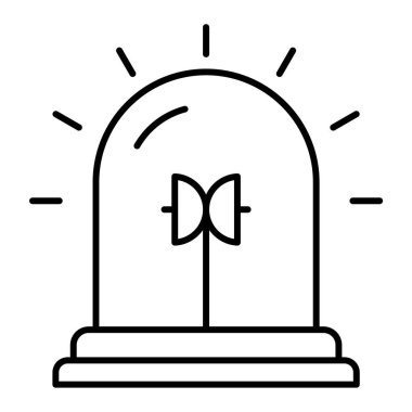 Alarm simgesinin vektör çizimi