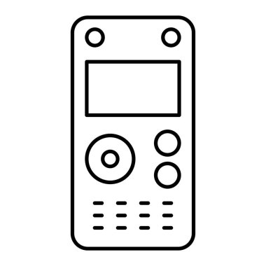 cep telefonu aygıtı simgesi. akıllı telefon uzaktan kumanda vektörü pictogram.