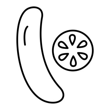 Gıda simgesinin vektör illüstrasyonu