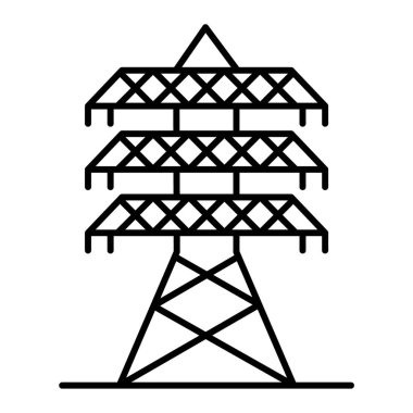 Elektrik ve enerji sembolünün vektör çizimi. Ağ için elektrik ve ahşap tabela seti.