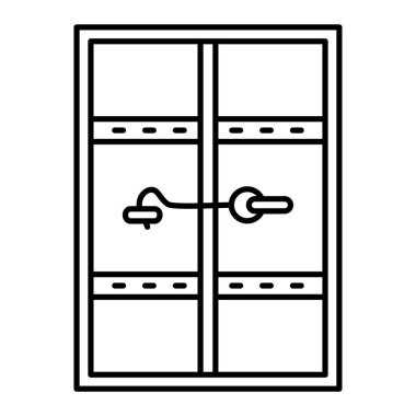 pencere simgesi vektör illüstrasyonu