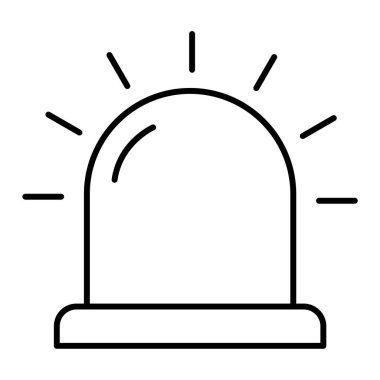 Alarm çanı simgesi, vektör çizimi