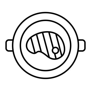 Et ikonu. vektör illüstrasyonu