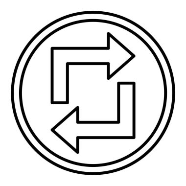 Ok simgesi. Web için ok vektör simgelerinin özet çizimi