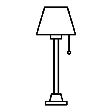 lamba simgesi beyaz arkaplanda izole edilmiş basit bir şekilde