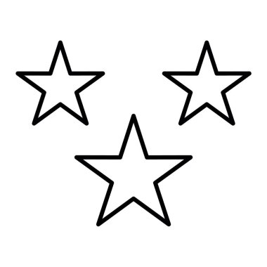 yıldız simgesi, vektör çizimi