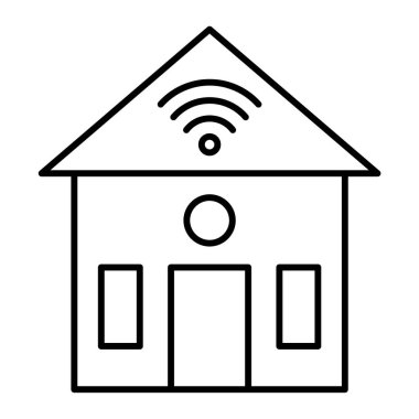 Ev simgesi vektör illüstrasyonu