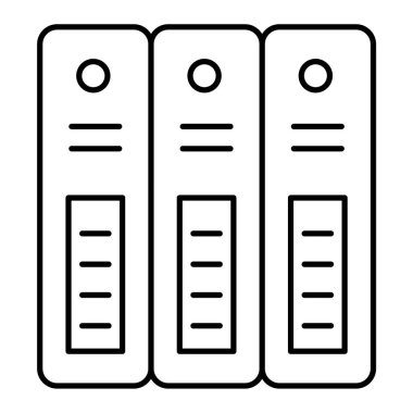 Dosyalar. Web simgesi basit illüstrasyon