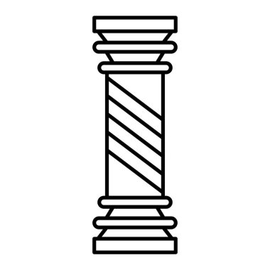 Eski kule simgesinin vektör çizimi