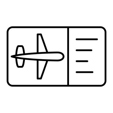 uçak ikonu vektör illüstrasyonu