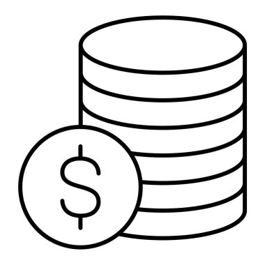 para simgesi vektör illüstrasyonu