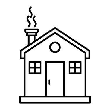 ev simgesi vektör illüstrasyonu