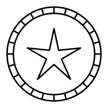 Yıldız. Web simgesi basit illüstrasyon