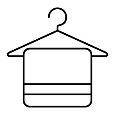 askı simgesi vektör illüstrasyonu
