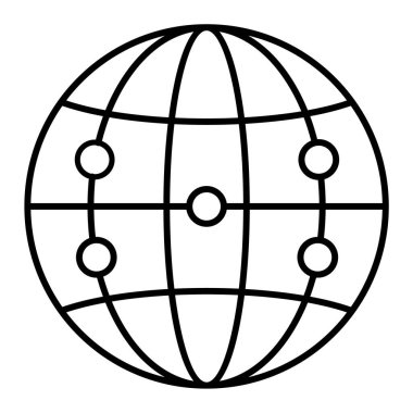 genel ağ simgesi çizimi