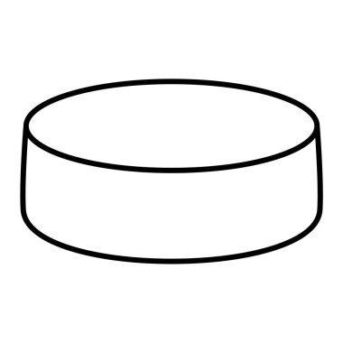 Top ikonu. Web için köpek vektör simgelerinin basit çizimi