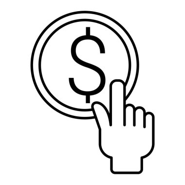 para simgesi vektör illüstrasyonu