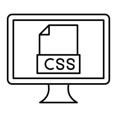 dosya biçimi simgesi, vektör illüstrasyonu