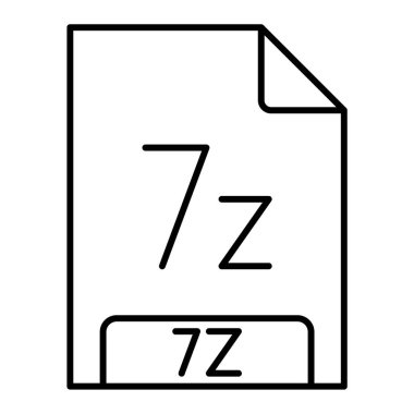 dosya biçimi simgesi, vektör illüstrasyonu