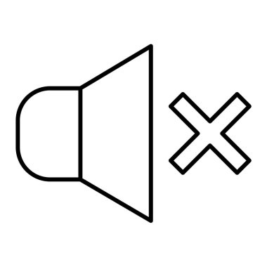 ses simgesi vektör illüstrasyonu