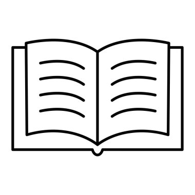 Kitap ikonu. Eğitim edebiyatı okuma ve bilgi teması. Yalnız tasarım. vektör illüstrasyonu