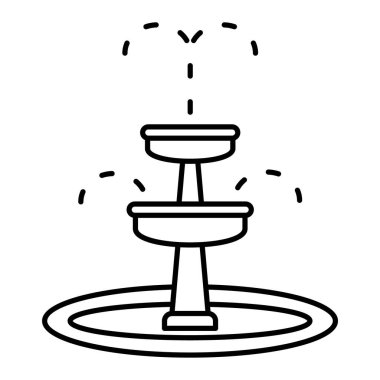 Tek bir siyah ve beyaz çizgili el çizimi karalama su bırakma simgesinin vektör çizimi