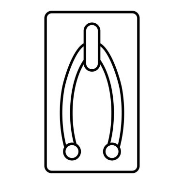 Modern b 'nin vektör illüstrasyonu eksik simgesi