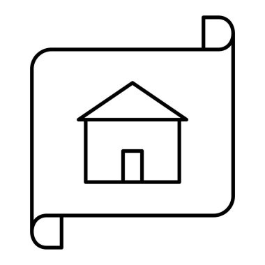 ev simgesi vektör illüstrasyonu