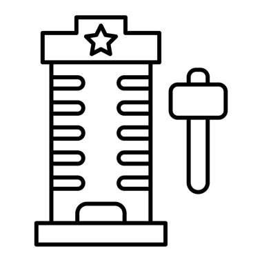 Karnaval ikonu. özet vektör tasarımı.