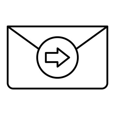 E- posta simgesi vektör illüstrasyonu