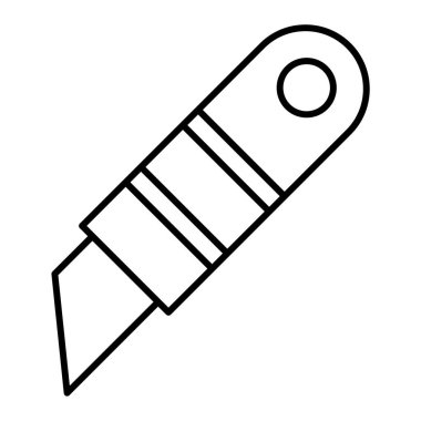 Kalem. Web simgesi basit illüstrasyon