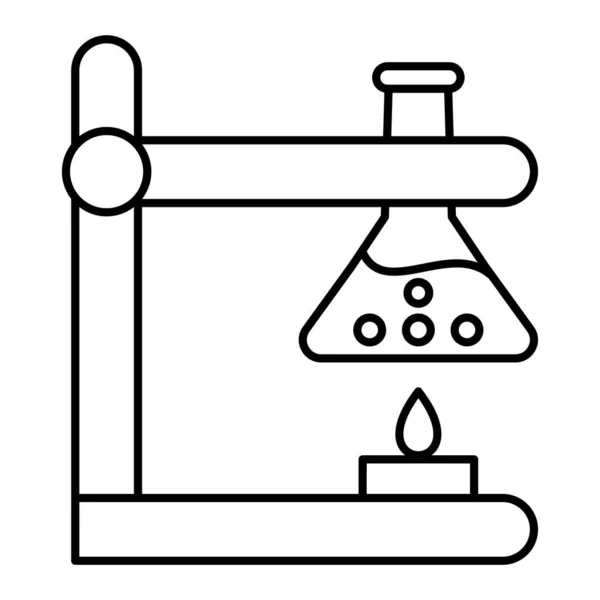 Lab Tools Icon Outline Illustration Flask Vector Icons Web — Stockový vektor