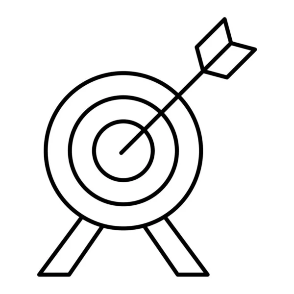 Ilustrace Vektoru Cílové Ikony — Stockový vektor