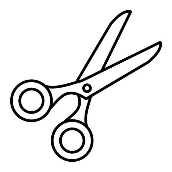 Scherensymbol Skizzenvektorillustration — Stockvektor