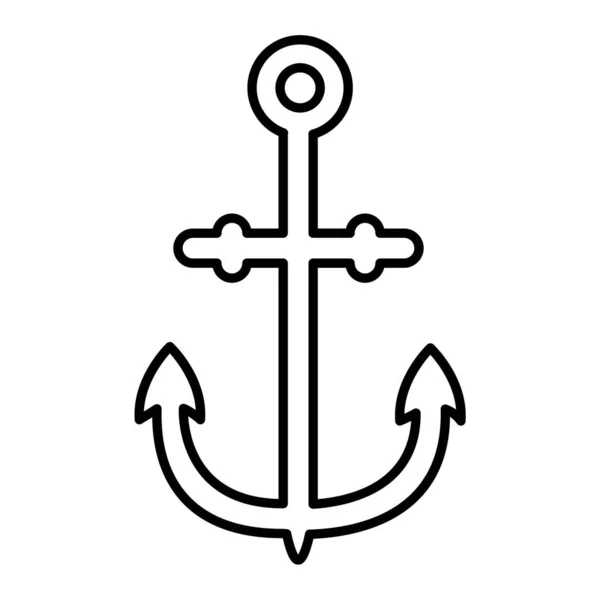 Anchor Icon Vector Illustration — Stock Vector